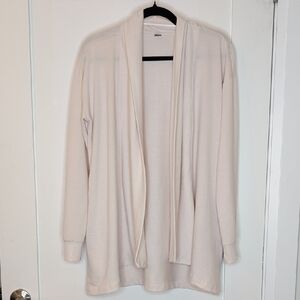 Joe Fresh Open-Front Cardigan in Light Cream Size M